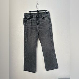 American Eagle Jeans Women’s 12 90’s Bootcut Gray Dark Wash